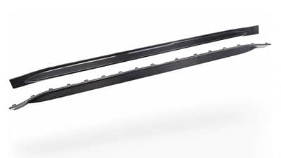 BMW M4 G82/G83 Dry Carbon Fibre Side Skirt Replacements - OEM Style - Full Product View