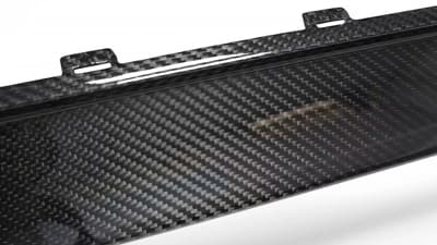 Close-Up of BMW M4 G82/G83 Dry Carbon Fibre Side Skirt - OEM Style - Carbon Weave Detail