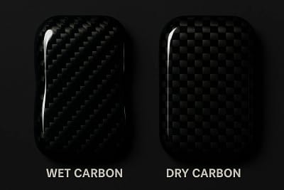 wet vs dry carbon comparison