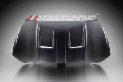 Vented carbon fibre bonnet for BMW M3 G80 and M4 G82 – lightweight hood upgrade by ASM Tuning for improved cooling and reduced front-end weight